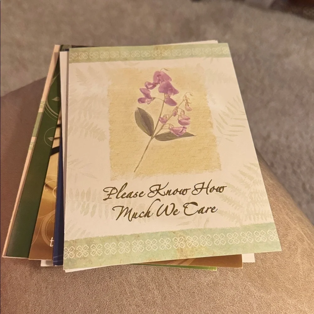 Sympathy Cards 10 of them - various options Vintage - Picture 3 of 6